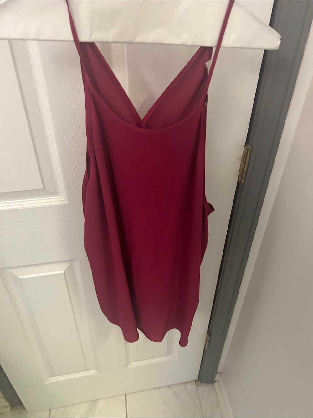 NWOT LOFT Plum-Colored Satin Cami - Picture 12 of 13